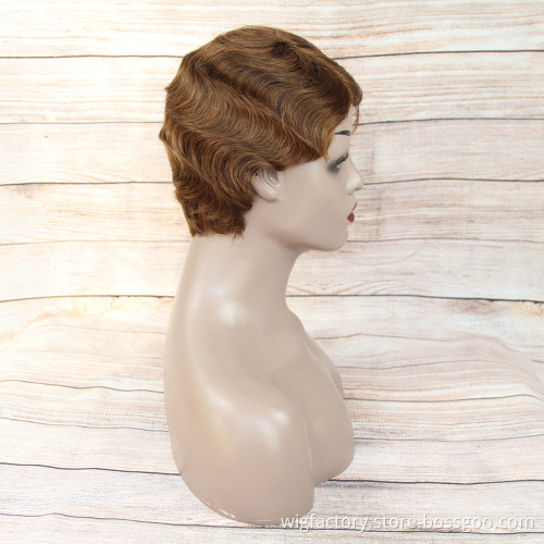 machine made cheap color bob wig,wholesale human hair lace wig vendors, retro style human hair lace wig